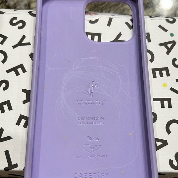Gently loved used Casetify Purple bumper IPhone 13 Pro case - Picture 12 of 16